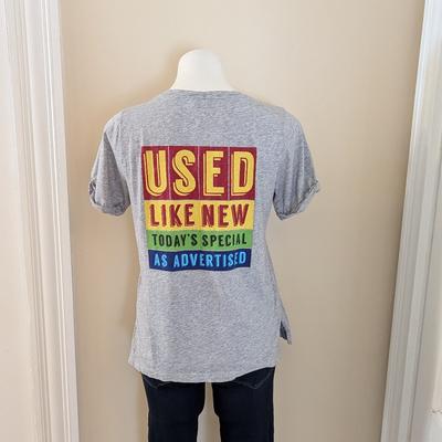 J. Crew Tops | J. Crew Upcycled T-Shirt W/ Used, Like New, Today's Special As Advertised M | Color: Gray/Yellow | Size: M