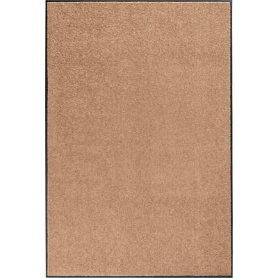 Fußmatte HANSE HOME "Wash & Clean" Gr. 18, braun (caramel), B:90cm H:7mm L:150cm, Kunstfaser, Teppiche, Schmutzfangmatte, Türmatte, In- und Outdoor, Teppich, Läufer, waschbar Image