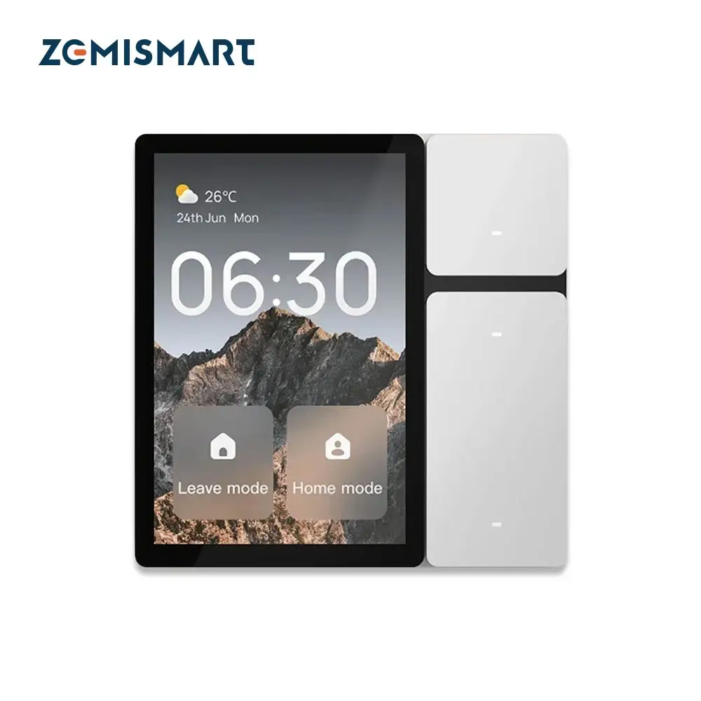 Zemismart Smart Control Panel funktioniert mit Tuya integrierter IR-Fernbedienung BLE Sig Mesh Gateway 3-Relais-Physikalische Lichttasten Image