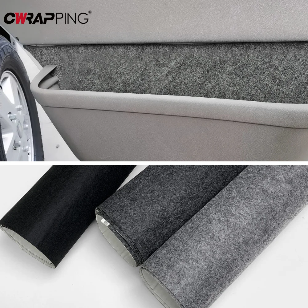 Auto Wrap Vinyl Selbstklebende Auto Futter Teppich Filz Wasser und Öl Proofing Küche Hause Stoßfest Filz Teppich Auto Zubehör
