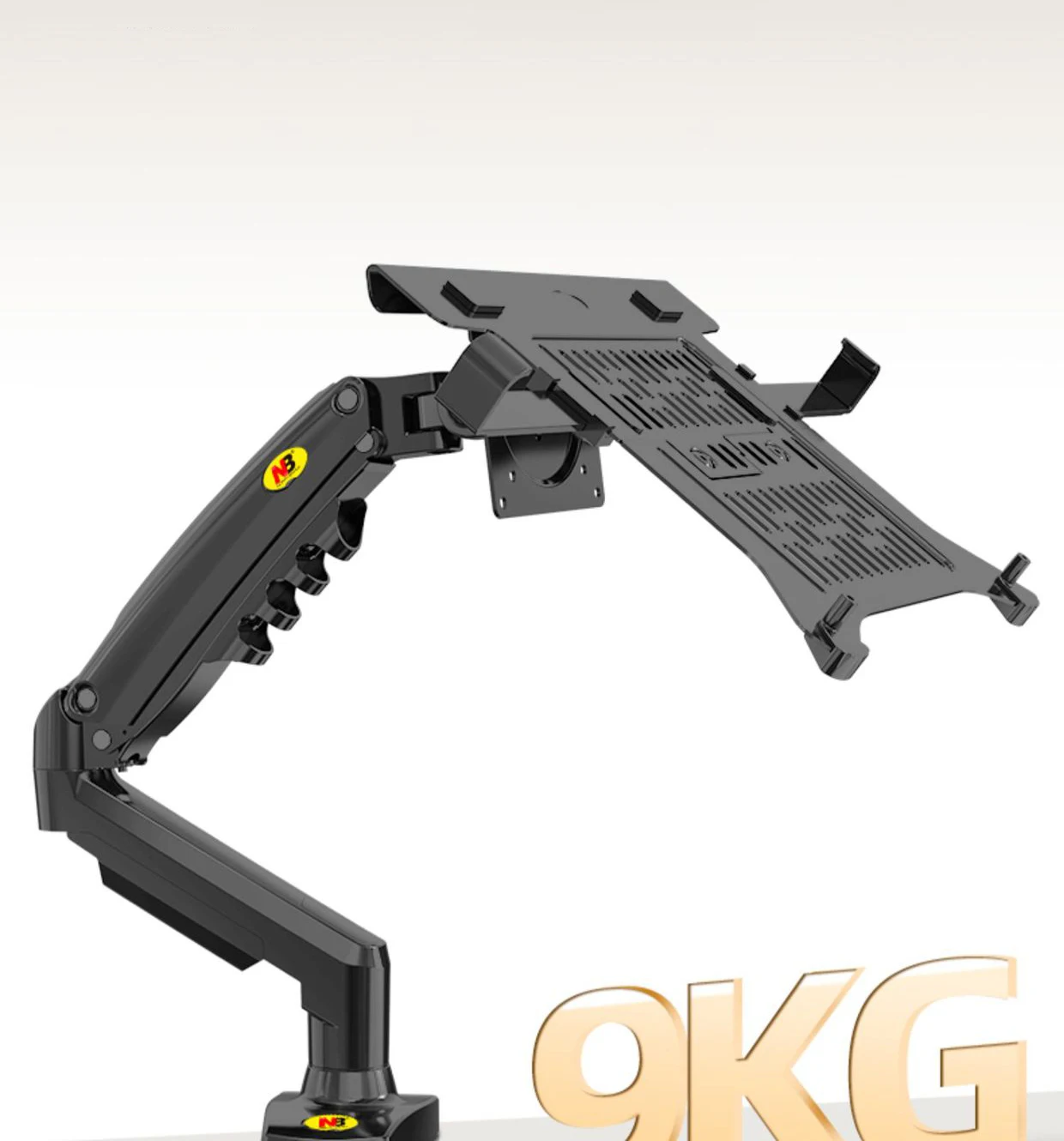 Nb f80 F80-FP 2 in 1 für 17-30 "Monitor 10"-17 "Laptop Desktop Halter Notebook Computer Mount Stand Laptop Klemme Image