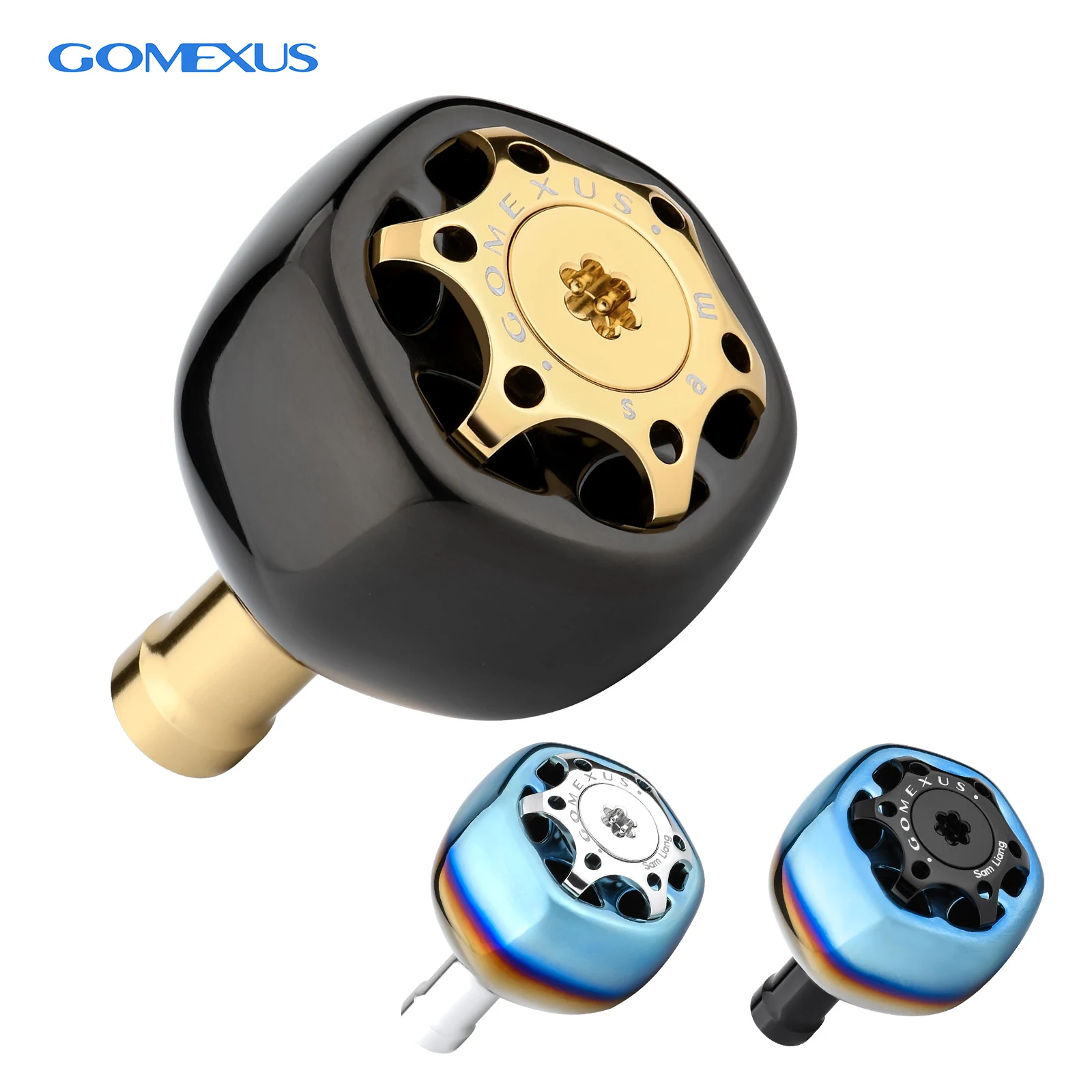 Gomexus TA38S Griffknopf für Shimano Stella Vanquish Daiwa Exist Saltist 1000–4000 Spinning Power Reel Titan 38 mm TA38 Image