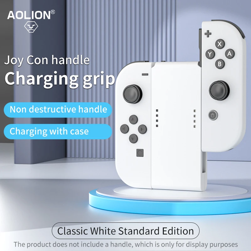 Aolion Mini Lade Grip Halterung Mit Typ-C Port Für Nintendo Schalter Joycon Ladestation Für Nintend Schalter Zubehör Image
