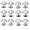 100Sets Punk Rock Silber Konische Nieten Spikes Für Kleidung Schuhe Taschen Dekoration Lederhandwerk