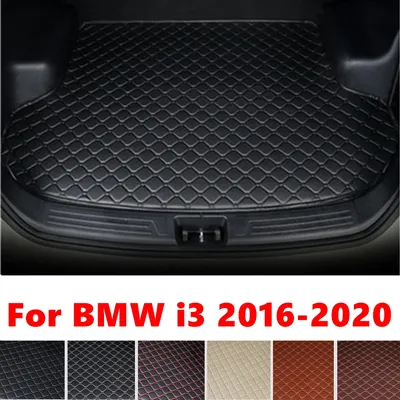 Car trunk mat for BMW i3 2020 2019 2018 17 2016 Rear Cargo Liner Protect Carpet Interior Accessories Tail Boot Tray luggage Pad