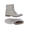 Mustang Damen Stiefelette, Gr. 41, grau, Kunstleder