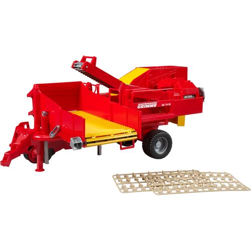 Spielzeug-Landmaschine BRUDER ""Kartoffel Vollernter 49 cm Grimme SE75 (02130)"" Spielzeugfahrzeuge rot Kinder Made in Europe