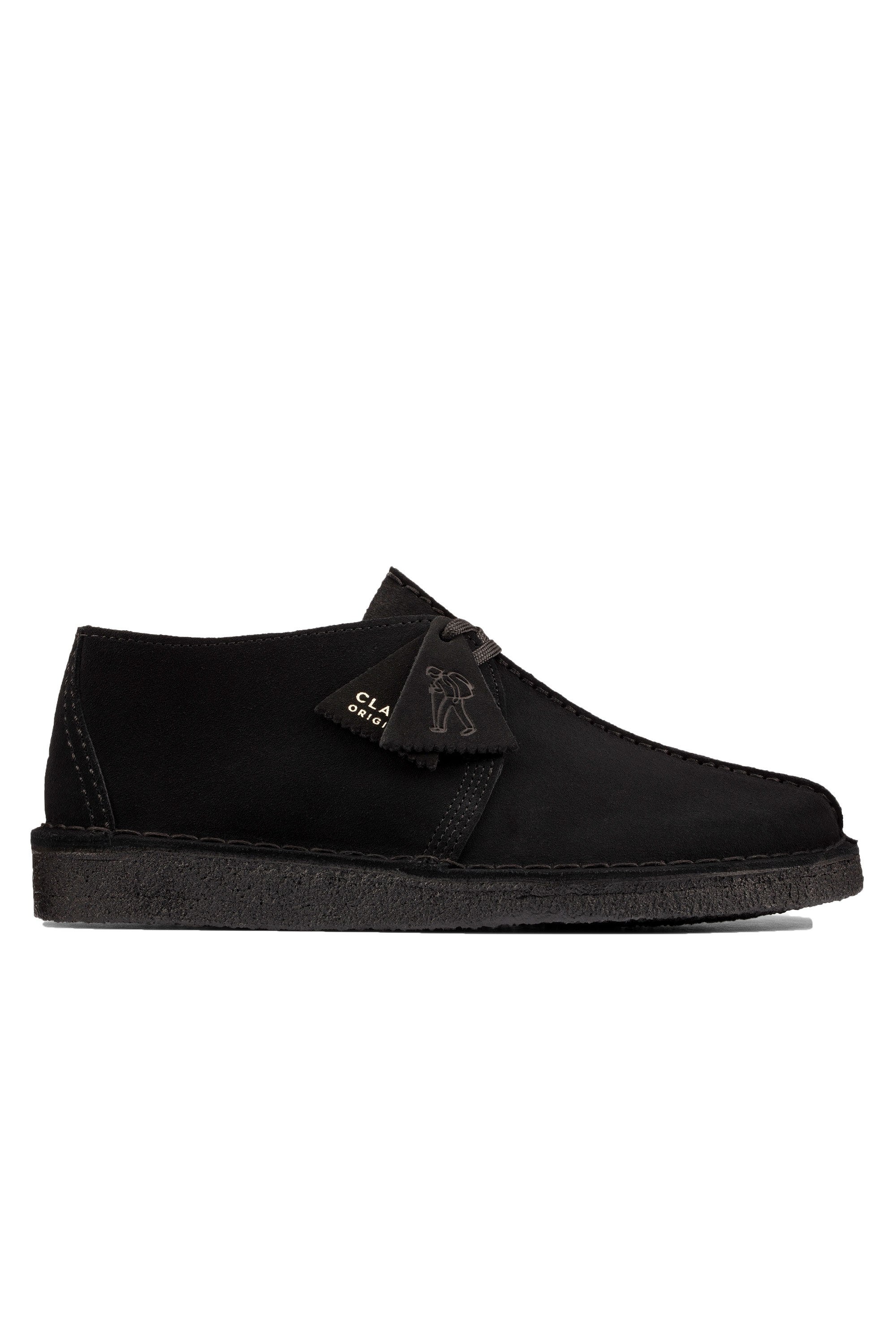 Clarks Originals Desert Trek Freizeitschuh Schwarz Wildleder