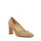 Dune London Womens Ladies Arriving - High Block Heel Court Shoes - Beige - Size UK 5 | Dune London Sale | Discount Designer Brands