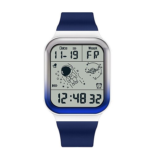 SANDA Herren Digitaluhr Kreativ Modisch Armbanduhr Schockresistent Minutenrepetition leuchtend Stopuhr Wecker TPU Beobachten Image