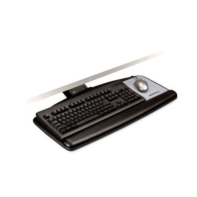 3M Sit/Stand Easy Adjust Keyboard Tray, Standard Platform, 25.5w x 12d, Black (MMMAKT170LE) Each 3MTM Keyboard Drawers/Platforms