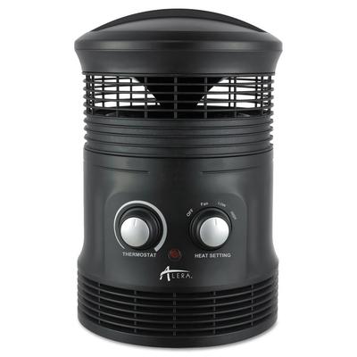 Alera 360 Deg Circular Fan Forced Heater, 750 W, 8 x 8 x 12, Black (ALEHEFF360B) Each Alera® Heaters