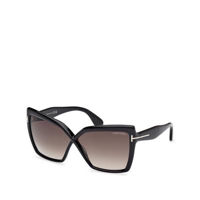 Tom Ford Butterfly Sunglasses, 63mm - Black/Smoke
