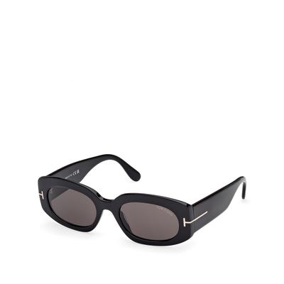 Tom Ford Oval Sunglasses, 52mm - Black/Smoke