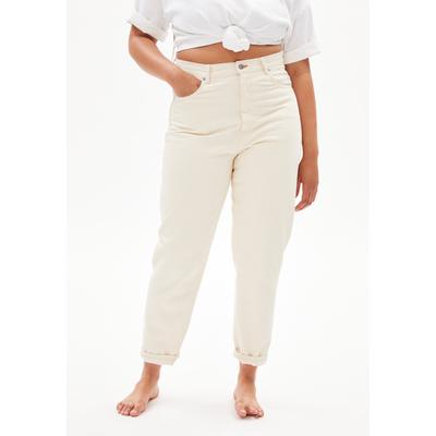 MAIRAA UNDYED - Frauen Mom Fit Jeans - beige (Größe: 26/32) Image