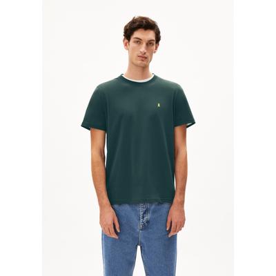 LAARON - Männer Relaxed Fit T-Shirt - grün (Größe: L)