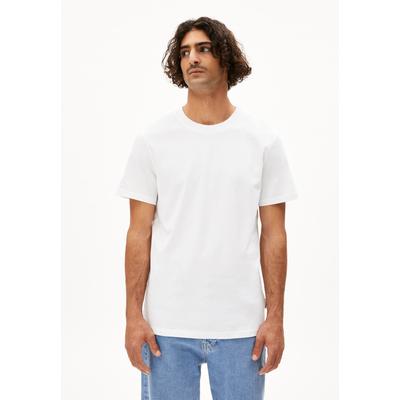 MAARKOS - Männer Relaxed Fit T-Shirt - weiss (Größe: L)