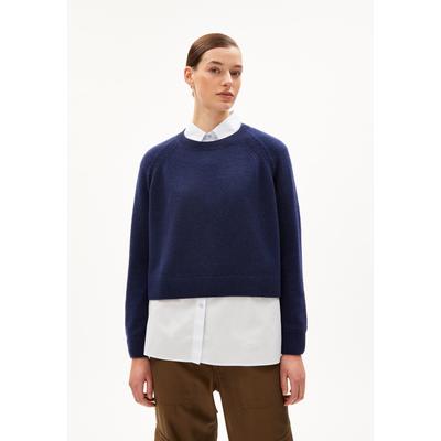 DILIRIAA REGLANA - Frauen Loose Fit Strickpullover - blau (Größe: S) Image