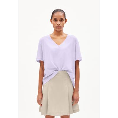 DEMIKAA - Frauen Oversized Fit T-Shirt - lila (Größe: M) Image