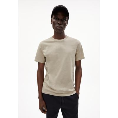 JAAMES - Männer Regular Fit T-Shirt - beige (Größe: L)