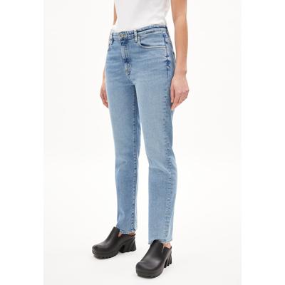 CARENAA - Frauen Straight Fit Jeans - blau (Größe: 33/34) Image