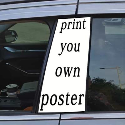 TEMU 2pcs Cool Vinyl Car B-pillar Stickers - Creative, Durable And Easy Cartoon, , Car Decal Stickers - Car Self-adhesive Rectangular, Semi-matte Surface, Front Placement, Plastic Surface Recommended Image