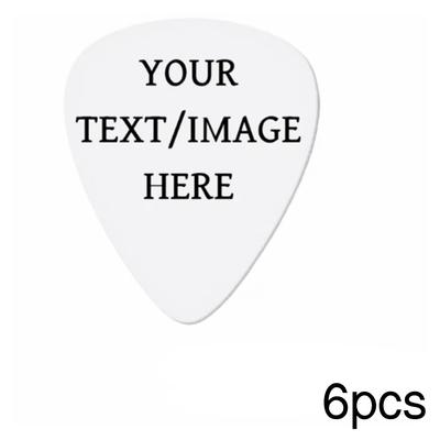 TEMU Customized Guitar Picks With , Set Of 1/6/12pcs, Guitar Accessories, Ideal Gift For Guitar Players