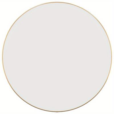 TEMU Wall Mirror Golden 60 Cm Round Image