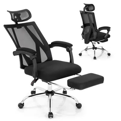 GOFLAME Ergonomic Office Chair Swivel Computer Gaming Desk Chair High Back Reclining