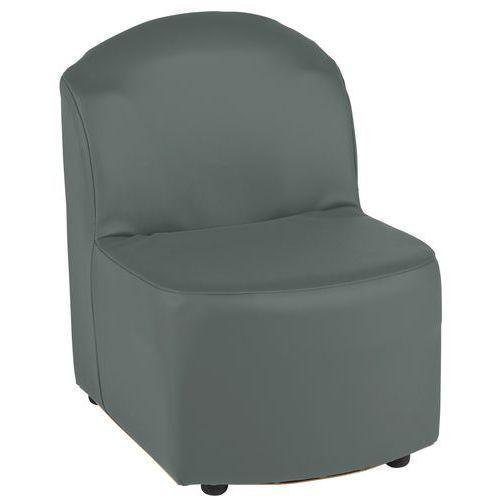 Chauffeuse Droite Bowling Déhoussable Pvc M1 Urban Cendre - Manutan Expert
