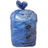 sac poubelle recyclable - déchets papiers - 110l - bleu