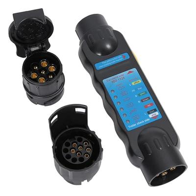 Aougo - Anhänger-Steckdosentester, Lichter, Verdrahtungskreis-Diagnosetools (7-poliger Image