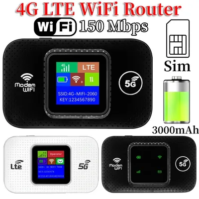 Wifi Router 4G Lte Wireless Portable Unlock Modem Mini Outdoor Hotspot 150mbps Mobile Pocket Mifi