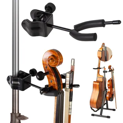 Violin & Viola Stand Microphone Or Sheet Music Stand Viola Hook Violin and Viola Hanger for Home and