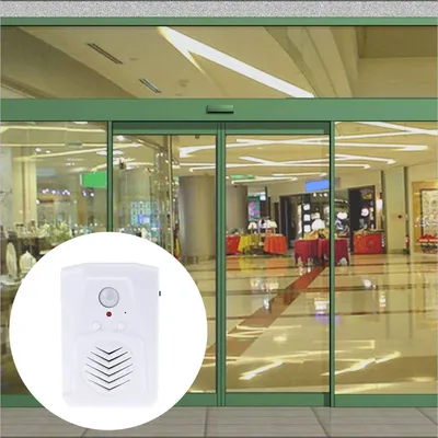 Electric Welcome Sensor Replaceable Sound Voice Reminder Sensor Plastic Battery Powered Wireless