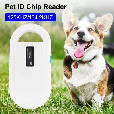 Pet Chip RFID Scanner 125KHZ / 134.2KHZ For ISO IEC 11784/5 FDX-B/EMID Animal ID Reader Intelligent