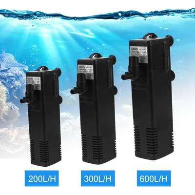 Aquarium Fish Tank Oxygen Increasing Pump Low Level Water Turtle Tank Filter EU Plug Submersible