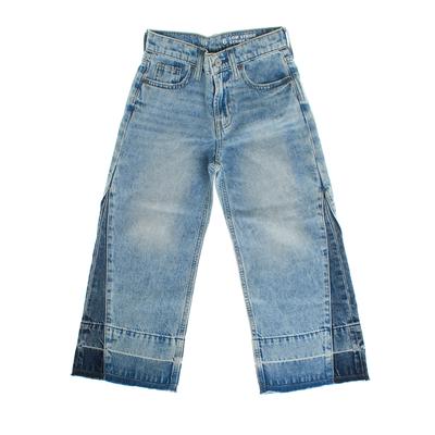 Jeans mit weitem Bein 600956 Mädchen