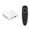 h96 max h313 android 14 4k smart tv box hd originale più economico android 14 versione atv bluetooth telecomando vocale wifi 6 60fps set top box