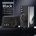 telefono Custodia Per Piega a Z 6 Z Fold 5 Z Fold 4 Z Fold 3 Per retro Con supporto e protezione per lo schermo A calamita Retrò PC Metallo