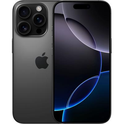 APPLE Smartphone "iPhone 16 Pro", schwarz (titan schwarz), 128 GB, Mobiltelefone, 128GB, 256GB,512GB, 1TB, Topseller Image