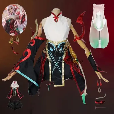 Spiel lol Mythos Hersteller Irelia die Klinge Tänzer Cosplay Kostüm Irelia Perücke Anime Neujahr Haut Kleid sexy Frau Uniform Halloween Anzug Image