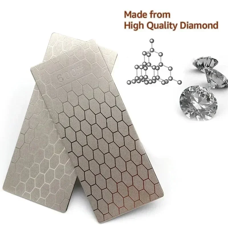Diamantmesser Schleifstein 150-3000 # Schleifstein Messerschärfer Ultradünner Schleifstein mit Wabenoberfläche Image