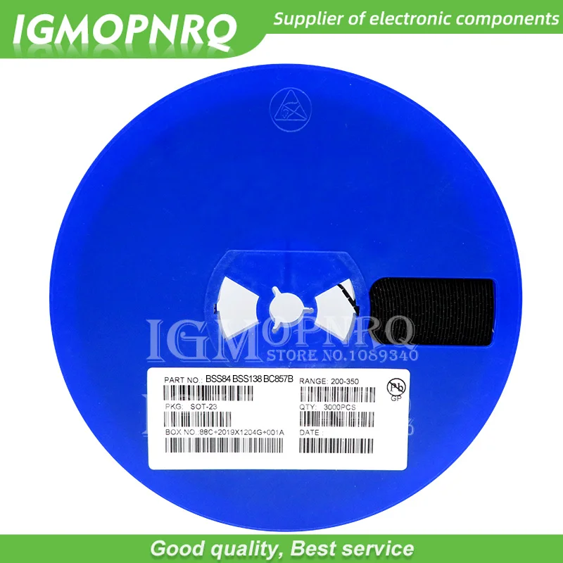 1 Rolle 3000 Stück bss84 bss138 bc857b bc856b bc847b BC817-40 BC807-25 bav99 bav70 bat54 sot-23 pd j1 3f 3b 1f 6c 5b a7 a4 kl3 sot23 Image