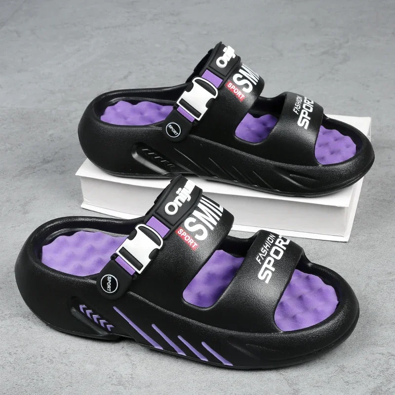 NEUE männer Massage Hausschuhe Outdoor Sandalen Strand Bequeme Weiche Rutschen Casual Schuhe Männer Indoor Outdoor Hausschuhe Große Größe 39-48