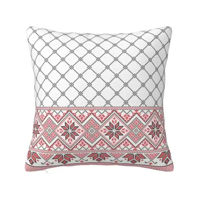 Benutzer definierte arabische keffiyeh traditionelle Muster Kissen bezüge 45x45cm weiche Tatreez Image
