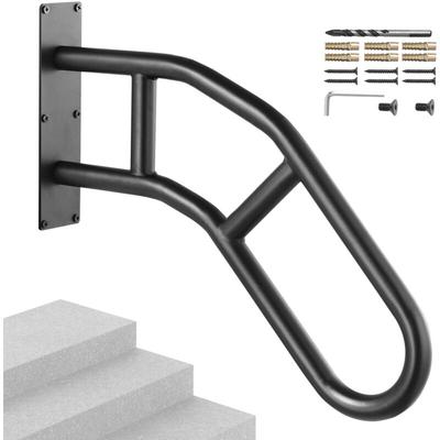 VEVOR Handläufe für Außentreppen, 73,7 cm lange Sicherheitsgeländer zur Wandmontage für 1–3 Stufen, Image