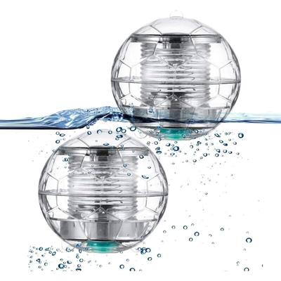2er-Pack schwimmende Solar-Pool-Lichter, LED-Beleuchtung, automatischer Farbwechsel, wasserdichte Image