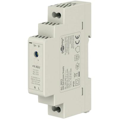 Hutschienen-Netzteil 59573, 12 v, 1,25 a, 15 w - Goobay