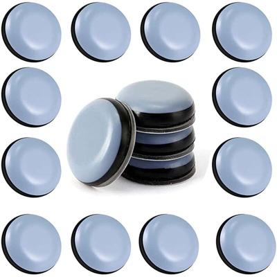 24 Stück Teflon-Möbelgleiter 25 mm (rund) – Möbelgleiter – Gleiter-Möbelgleiter, selbstklebende Image